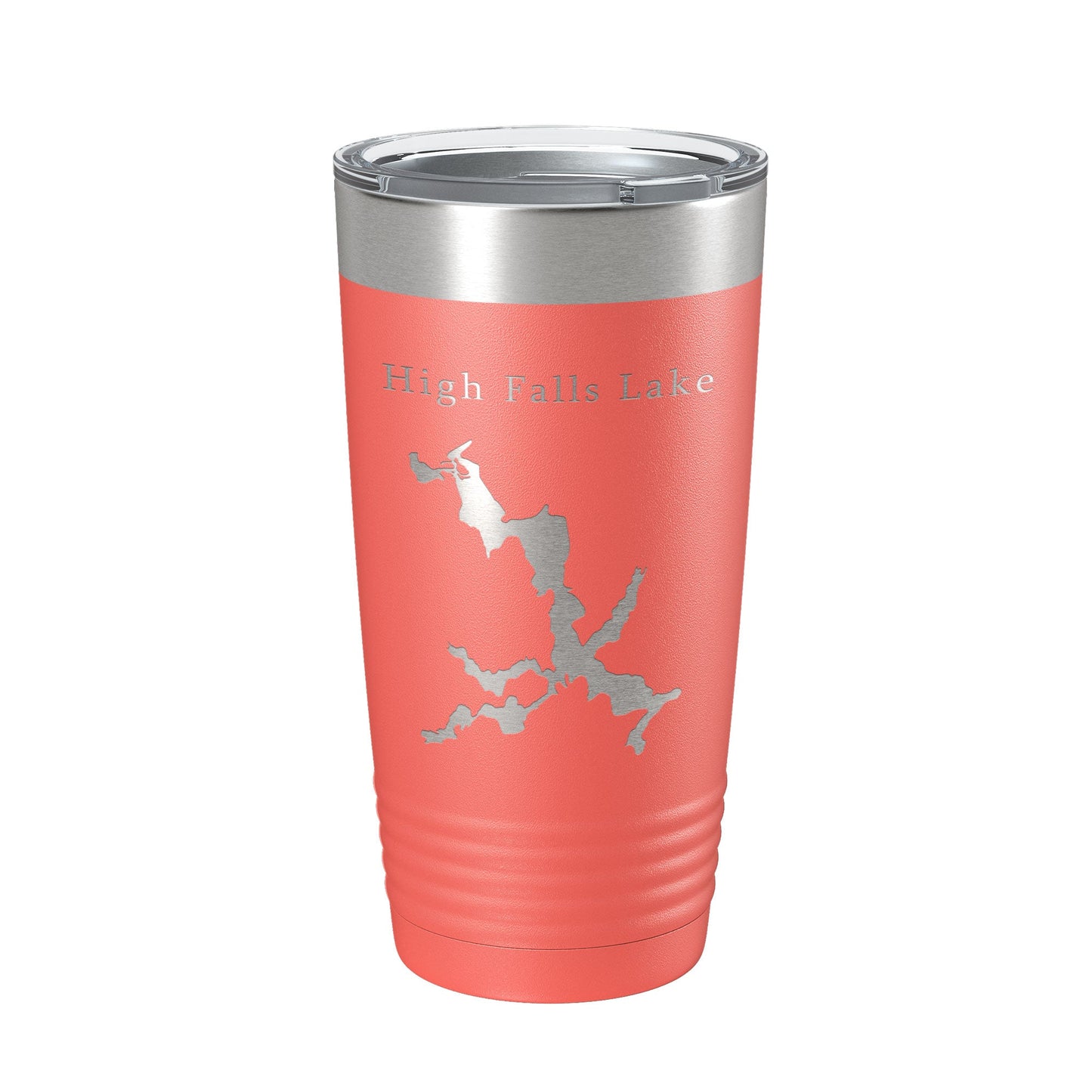 High Falls Lake Map Tumbler Travel Mug Insulated Laser Engraved Coffee Cup Georgia 20 oz-20