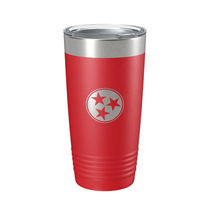 Tennessee Tristar Tumbler TN State Symbol Travel Mug Insulated Laser Engraved Coffee Cup 20 oz-10