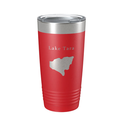 Lake Tara Map Tumbler Travel Mug Insulated Laser Engraved Coffee Cup Georgia 20 oz-10