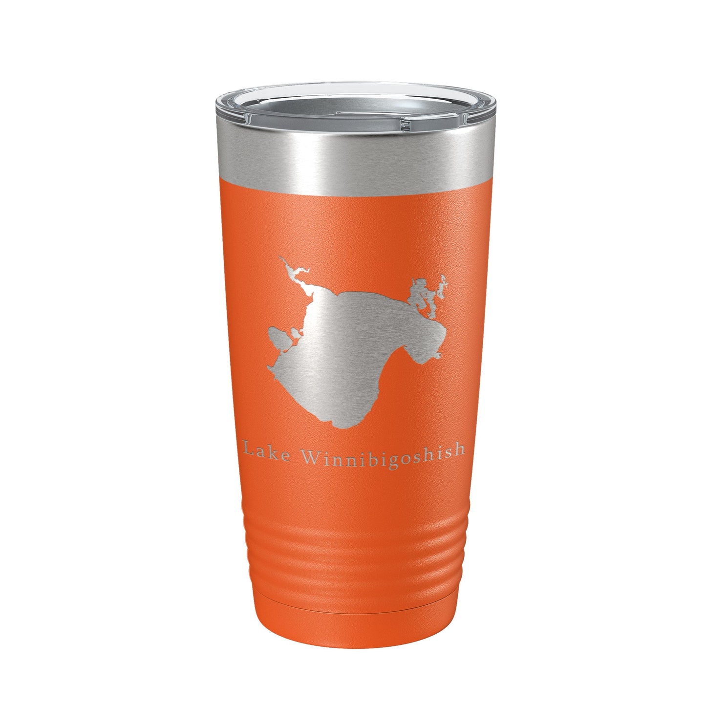 Lake Winnibigoshish Map Tumbler Travel Mug Insulated Laser Engraved Coffee Cup Minnesota 20 oz-17