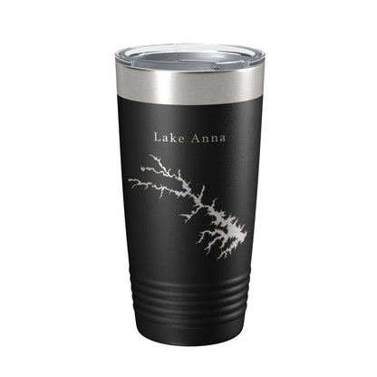Lake Anna Map Tumbler Travel Mug Insulated Laser Engraved Coffee Cup Virginia 20 oz-5
