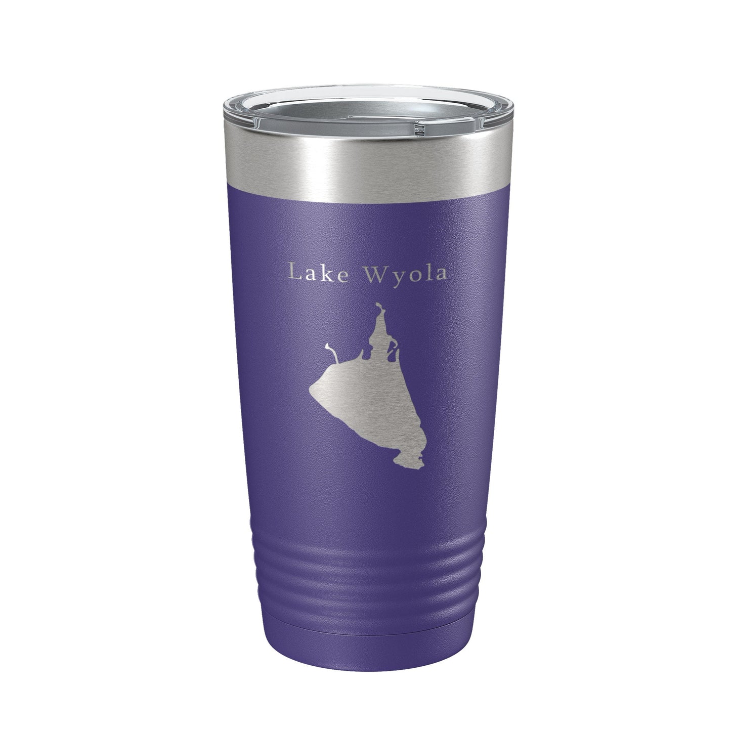 Lake Wyola Map Tumbler Travel Mug Insulated Laser Engraved Coffee Cup Massachusetts 20 oz-15