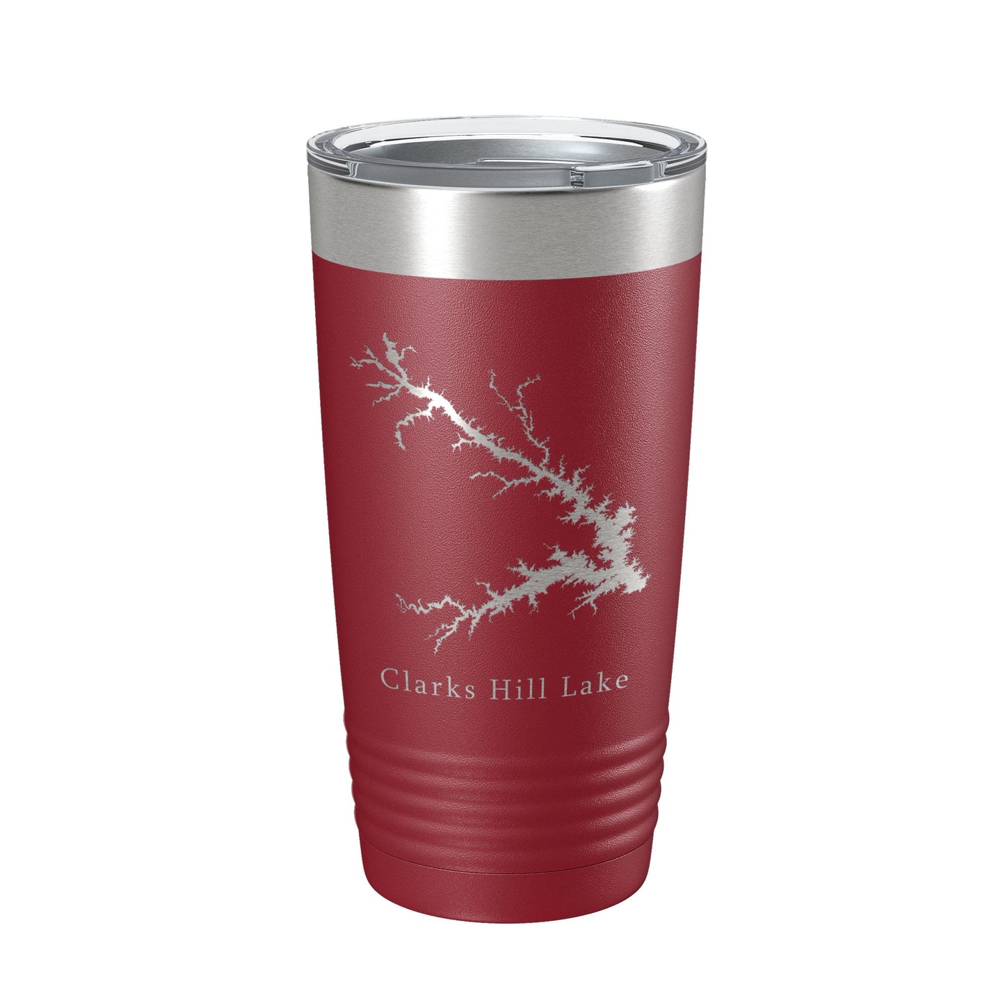 Clarks Hill Lake Map Tumbler Travel Mug Insulated Laser Engraved Coffee Cup J. Strom Thurmond Reservoir GA SC 20 oz-18
