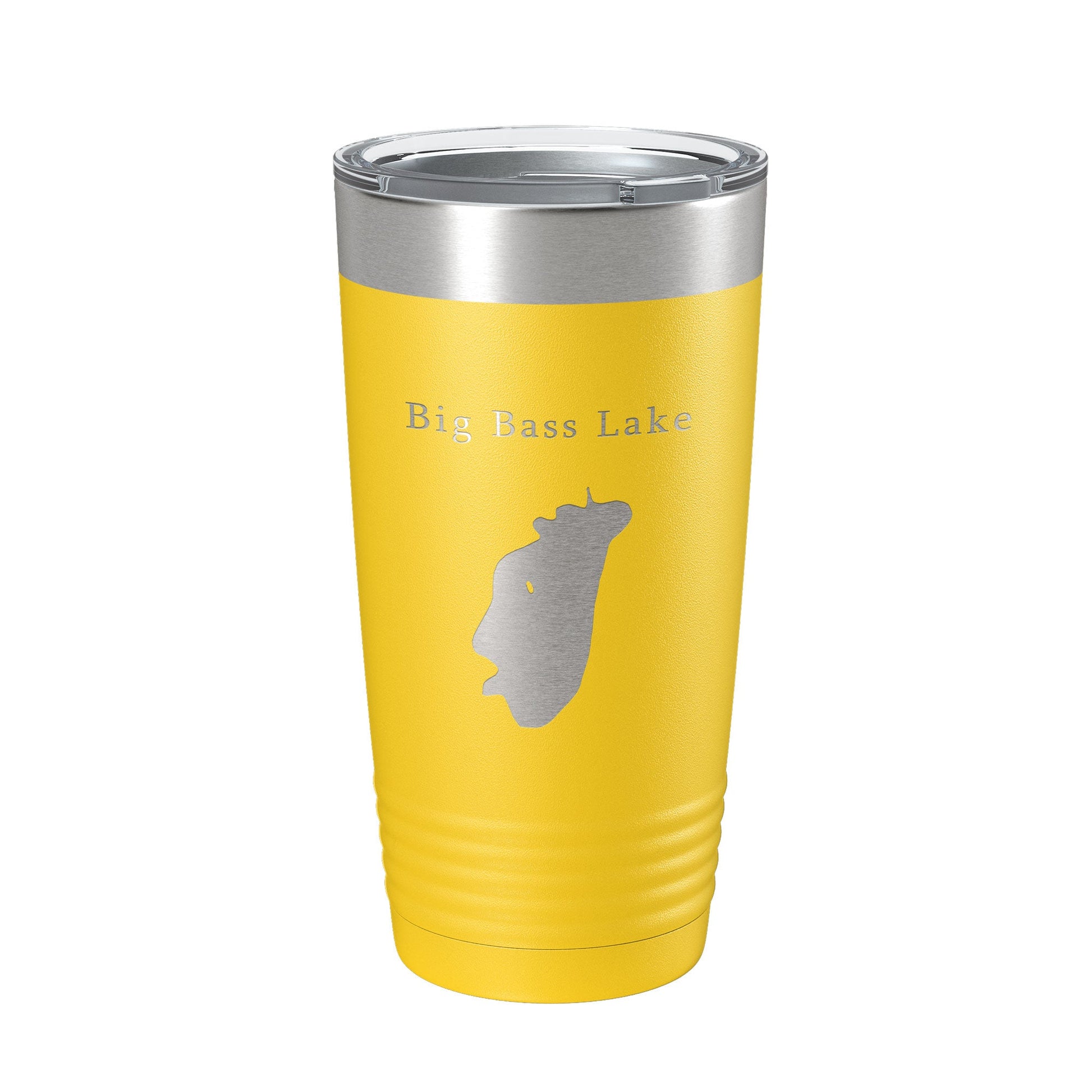 Big Bass Lake Map Tumbler Travel Mug Insulated Laser Engraved Coffee Cup Pennsylvania 20 oz-4
