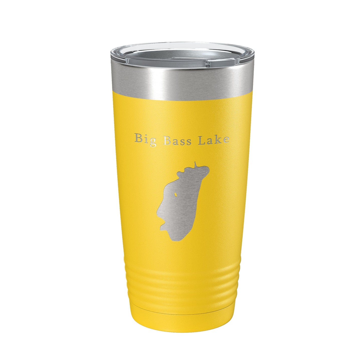 Big Bass Lake Map Tumbler Travel Mug Insulated Laser Engraved Coffee Cup Pennsylvania 20 oz-19
