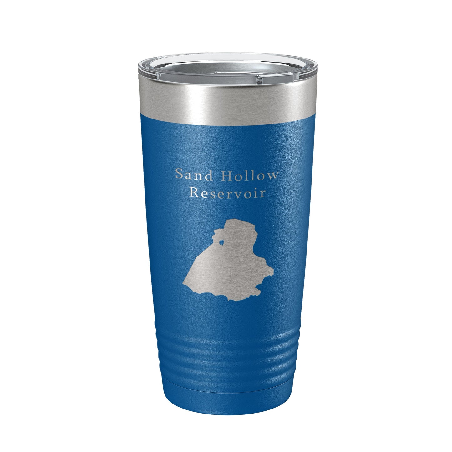 Sand Hollow Reservoir Tumbler Lake Map Travel Mug Insulated Laser Engraved Coffee Cup Utah 20 oz-6