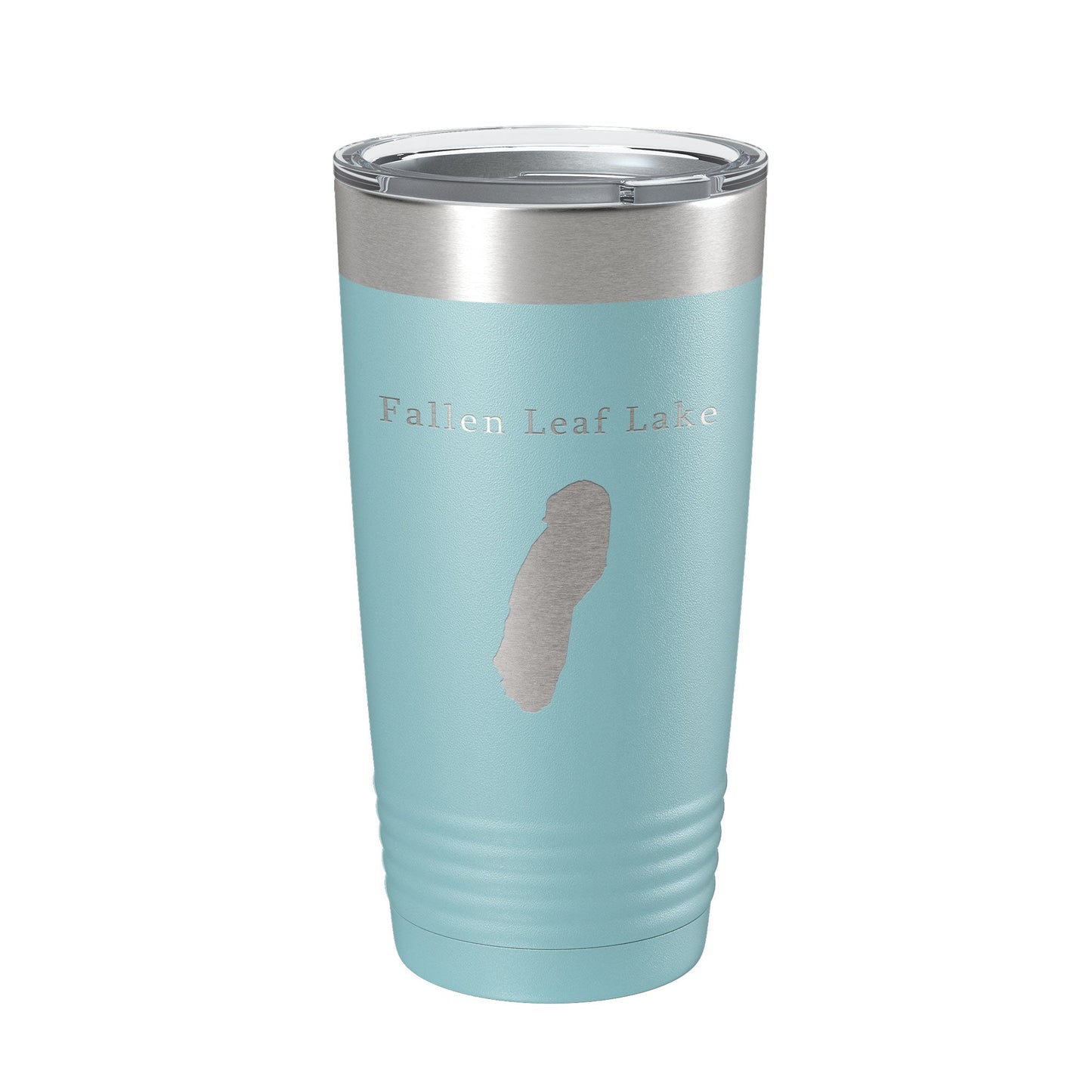 Fallen Leaf Lake Map Tumbler Travel Mug Insulated Laser Engraved Coffee Cup California 20 oz-13