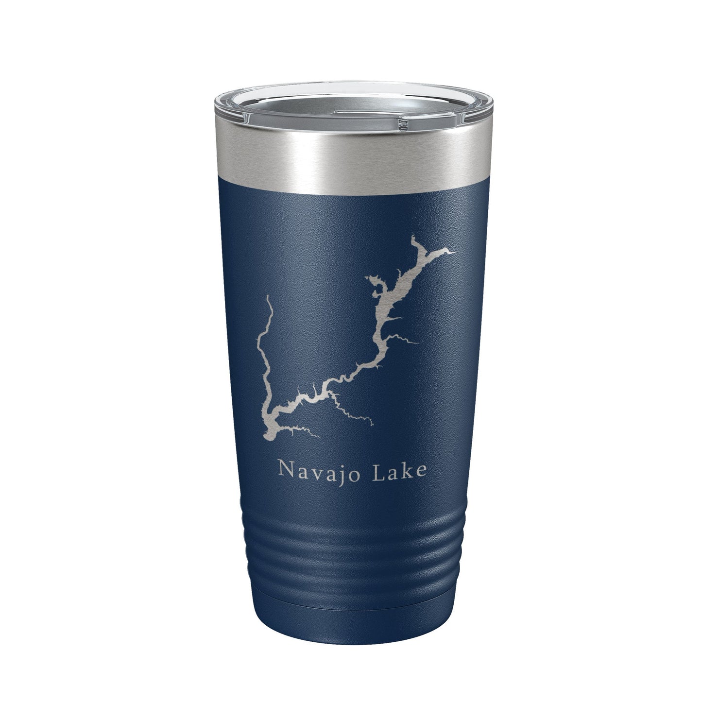 Navajo Lake Map Tumbler Travel Mug Insulated Laser Engraved Coffee Cup New Mexico Colorado 20 oz-2