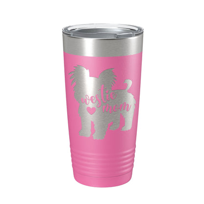 Westie Dog Mom Tumbler West Highland White Terrier Travel Mug Gift Insulated Laser Engraved Coffee Cup 20 oz-11