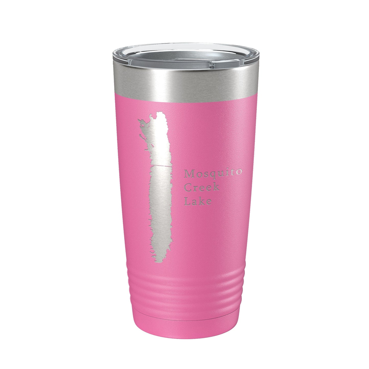 Mosquito Creek Lake Map Tumbler Travel Mug Insulated Laser Engraved Coffee Cup Ohio 20 oz-11
