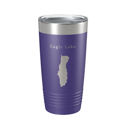 Eagle Lake Map Tumbler Travel Mug Insulated Laser Engraved Coffee Cup Acadia Maine 20 oz-15