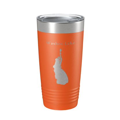 Washoe Lake Map Tumbler Travel Mug Insulated Laser Engraved Coffee Cup Nevada 20 oz-17
