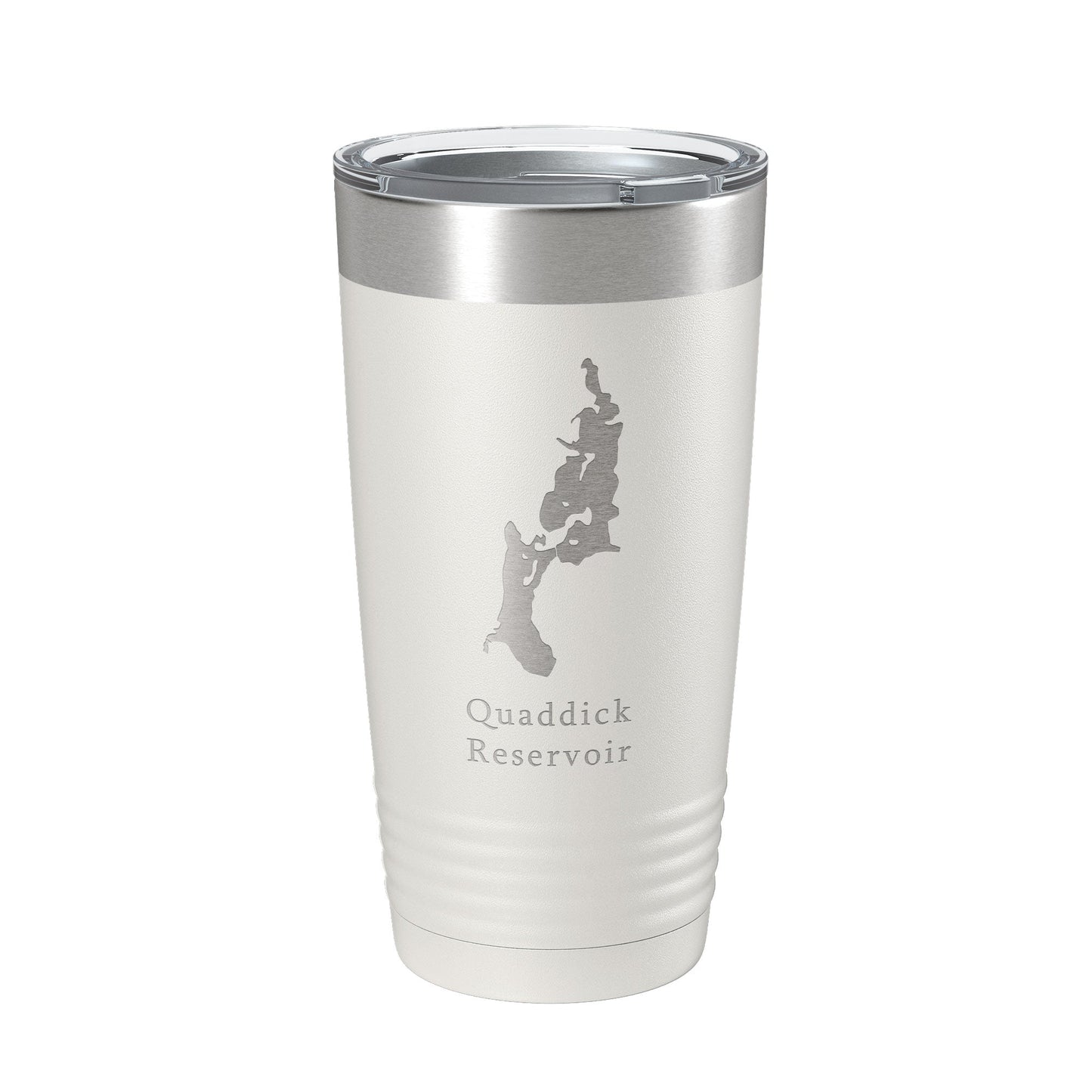 Quaddick Reservoir Lake Map Tumbler Travel Mug Insulated Laser Engraved Coffee Cup Connecticut 20 oz-7