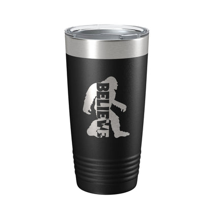 Bigfoot Tumbler I Believe Travel Mug Sasquatch Outdoorsman Camping Gift Insulated Laser Engraved Coffee Cup 20 oz-5