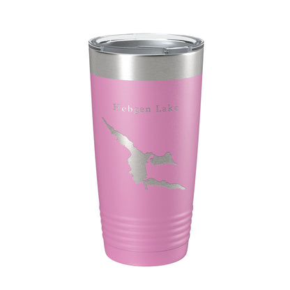 Hebgen Lake Map Tumbler Travel Mug Insulated Laser Engraved Coffee Cup Montana 20 oz-14
