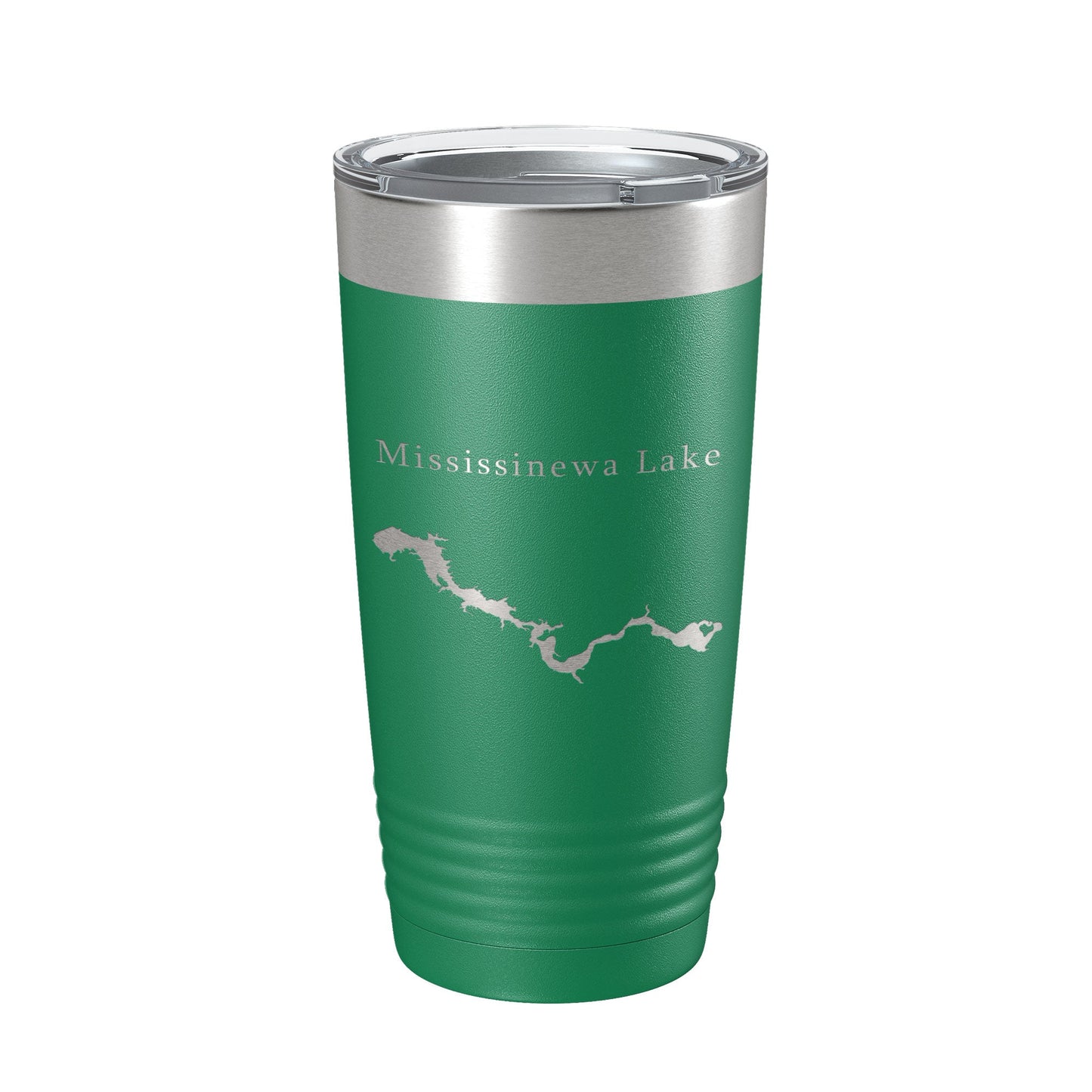 Mississinewa Lake Map Tumbler Travel Mug Insulated Laser Engraved Coffee Cup River Indiana 20 oz-9