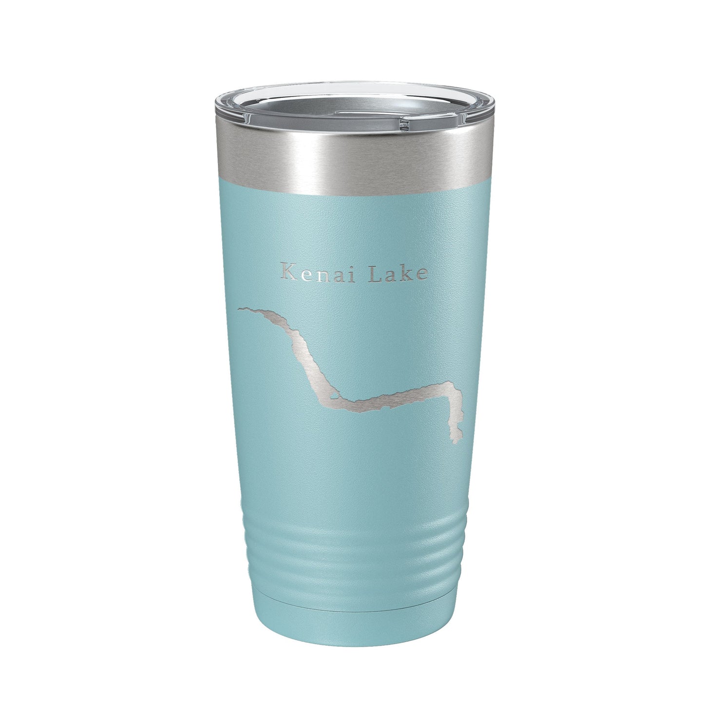 Kenai Lake Map Tumbler Travel Mug Insulated Laser Engraved Coffee Cup Alaska 20 oz-13