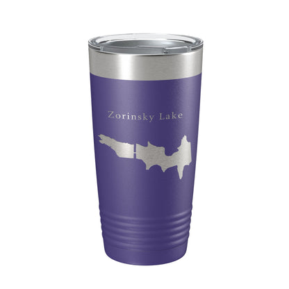 Zorinsky Lake Map Tumbler Travel Mug Insulated Laser Engraved Coffee Cup Edward Omaha Nebraska 20 oz-15