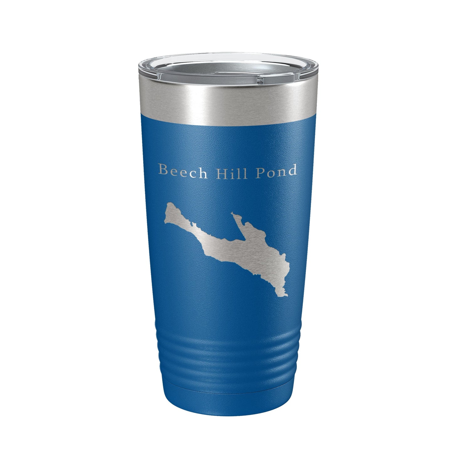 Beech Hill Pond Tumbler Lake Map Travel Mug Insulated Laser Engraved Coffee Cup Maine 20 oz-6