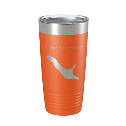 Lake Madrone Map Tumbler Travel Mug Insulated Laser Engraved Coffee Cup California 20 oz-17