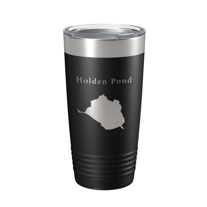 Holden Pond Tumbler Lake Map Travel Mug Insulated Laser Engraved Coffee Cup Florida 20 oz-0
