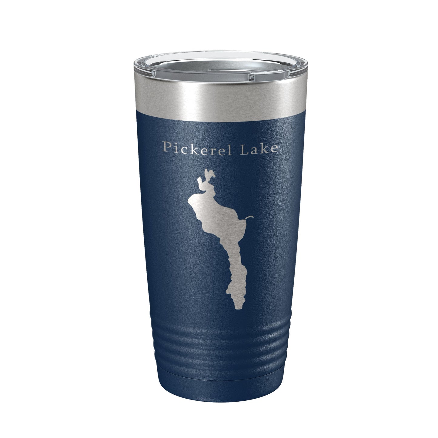 Pickerel Lake Map Tumbler Travel Mug Insulated Laser Engraved Coffee Cup South Dakota 20 oz-2
