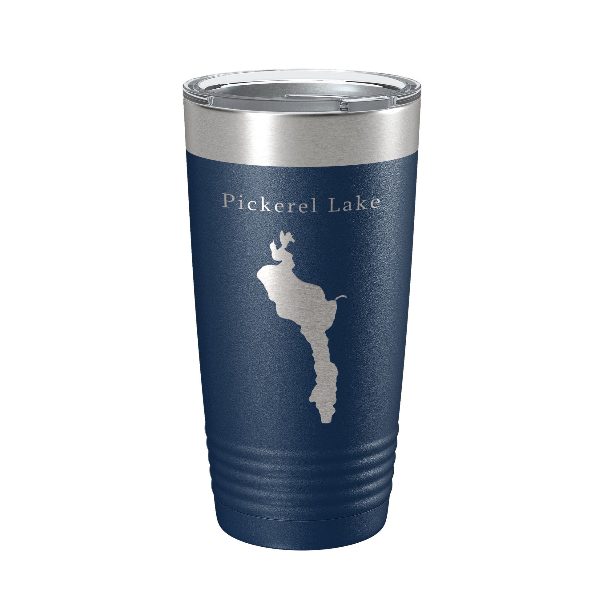 Pickerel Lake Map Tumbler Travel Mug Insulated Laser Engraved Coffee Cup South Dakota 20 oz-2