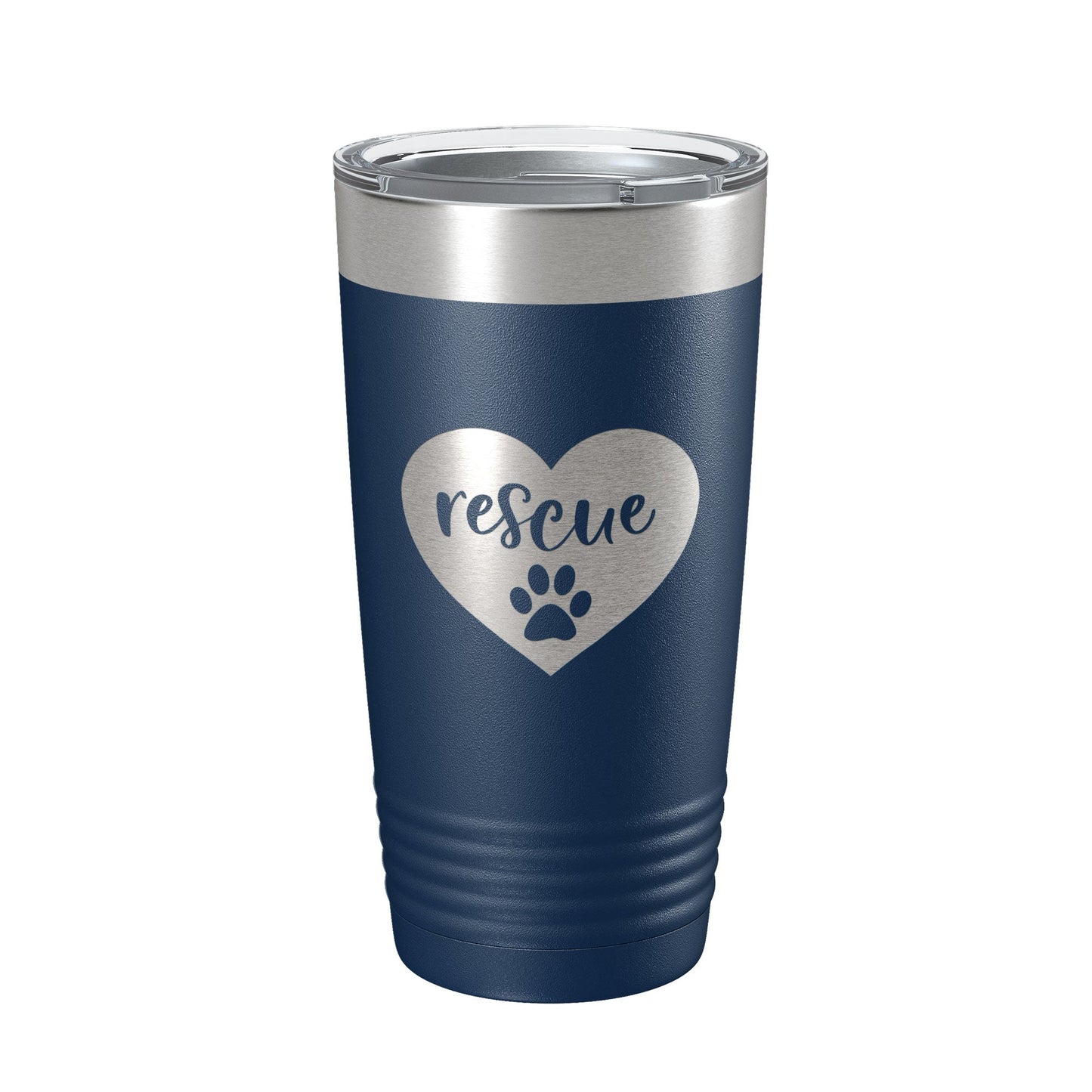 Rescue Dog Tumbler Love Heart Travel Mug Gift Insulated Laser Engraved Coffee Cup 20 oz-8