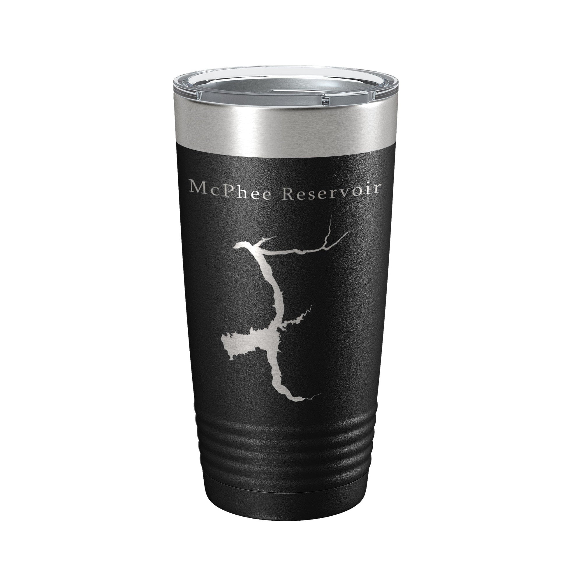 McPhee Reservoir Tumbler Lake Map Travel Mug Insulated Laser Engraved Coffee Cup Colorado 20 oz-5