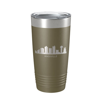 Knoxville TN City Skyline Tumbler Tennessee Travel Mug Sunsphere Insulated Laser Engraved Coffee Cup 20 oz-21