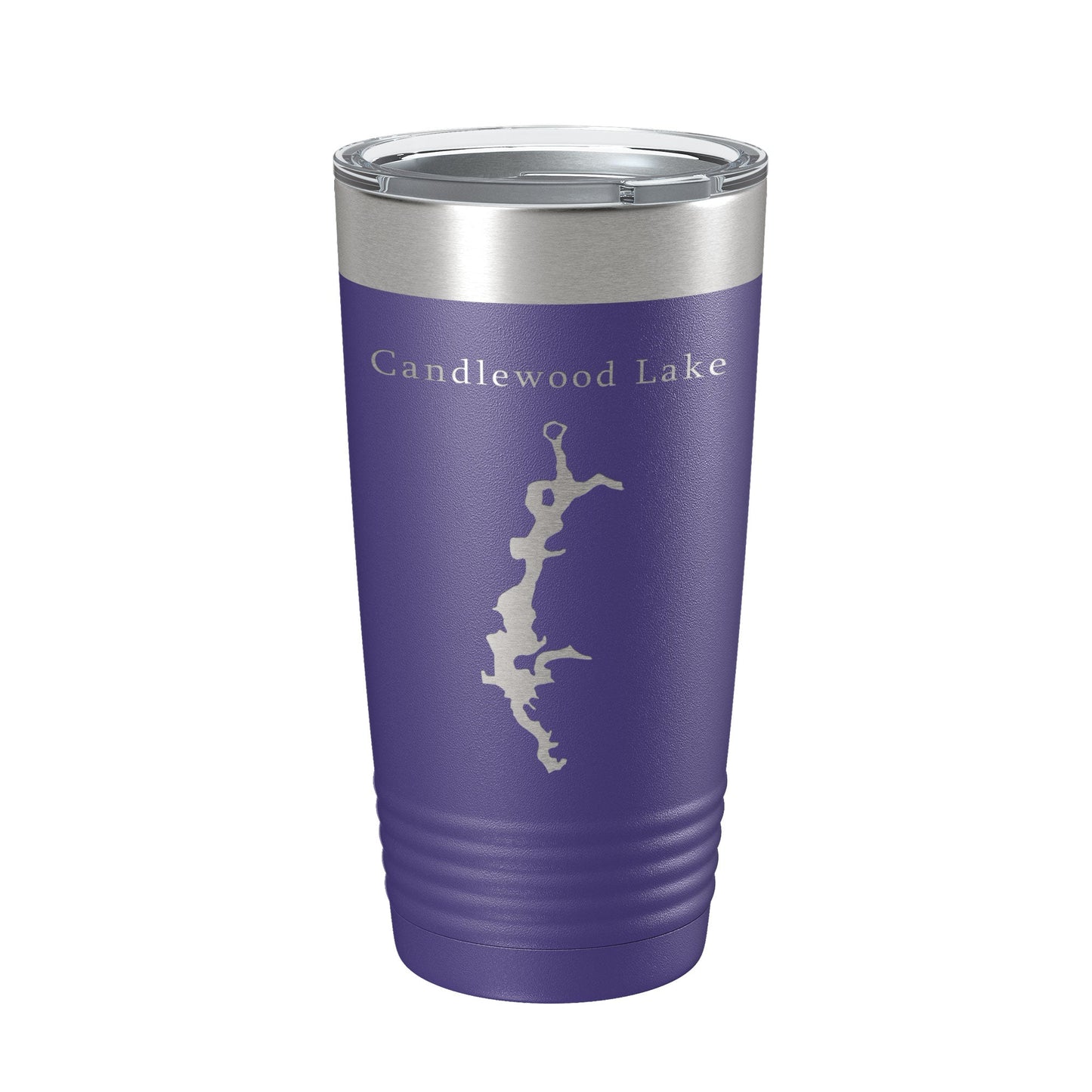 Candlewood Lake Map Tumbler Travel Mug Insulated Laser Engraved Coffee Cup Ohio 20 oz-15