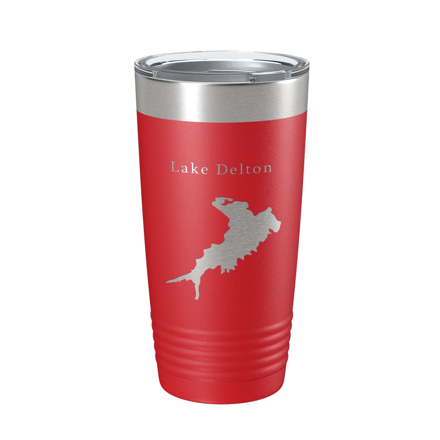 Lake Delton Map Tumbler Travel Mug Insulated Laser Engraved Coffee Cup Wisconsin 20 oz-10