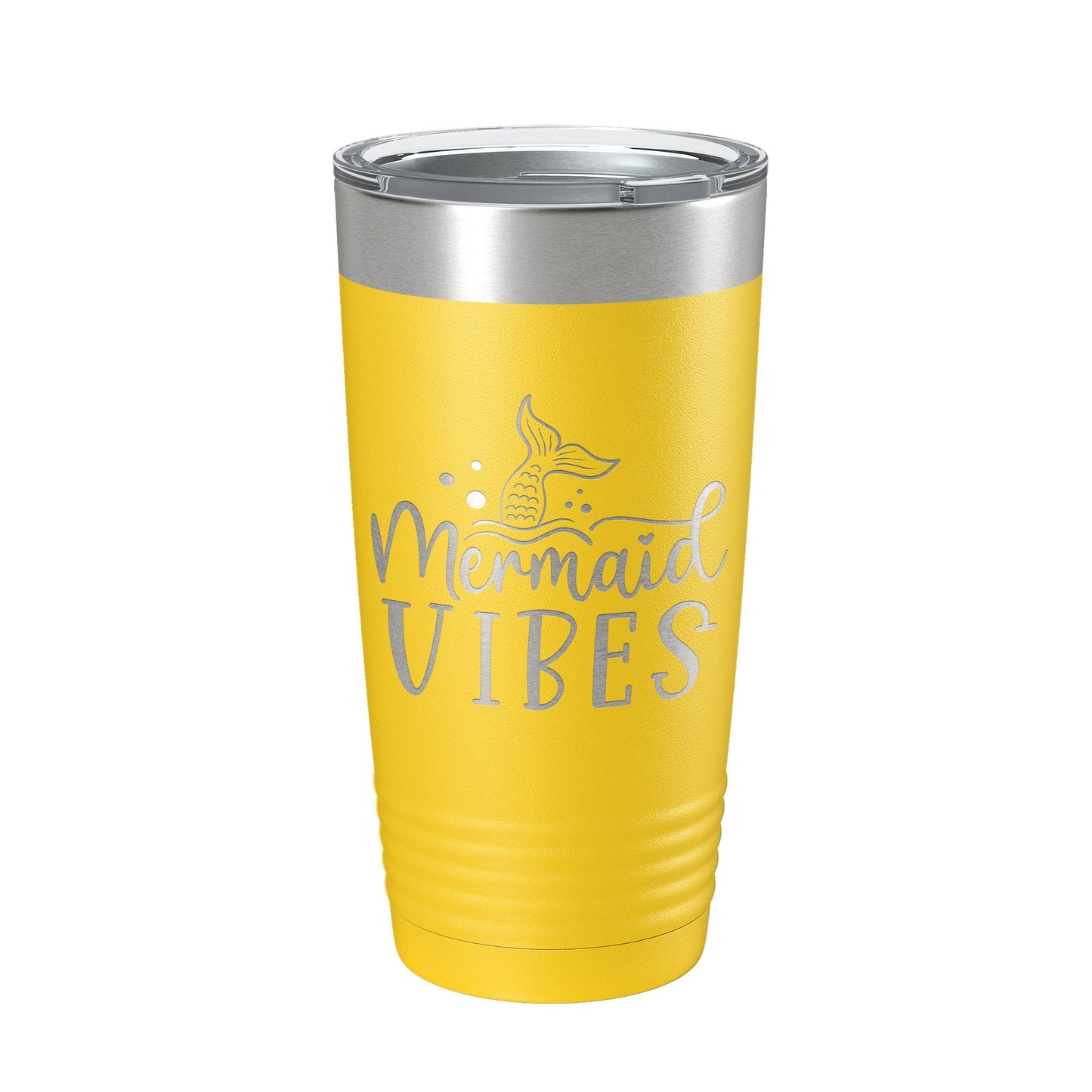 Mermaid Vibes Tumbler Travel Mug Insulated Laser Engraved Coffee Cup 20 oz-19