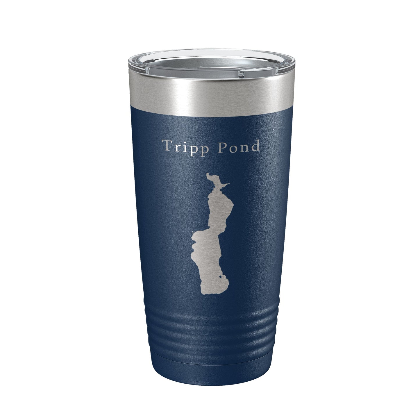 Tripp Pond Tumbler Lake Map Travel Mug Insulated Laser Engraved Coffee Cup Maine 20 oz-8
