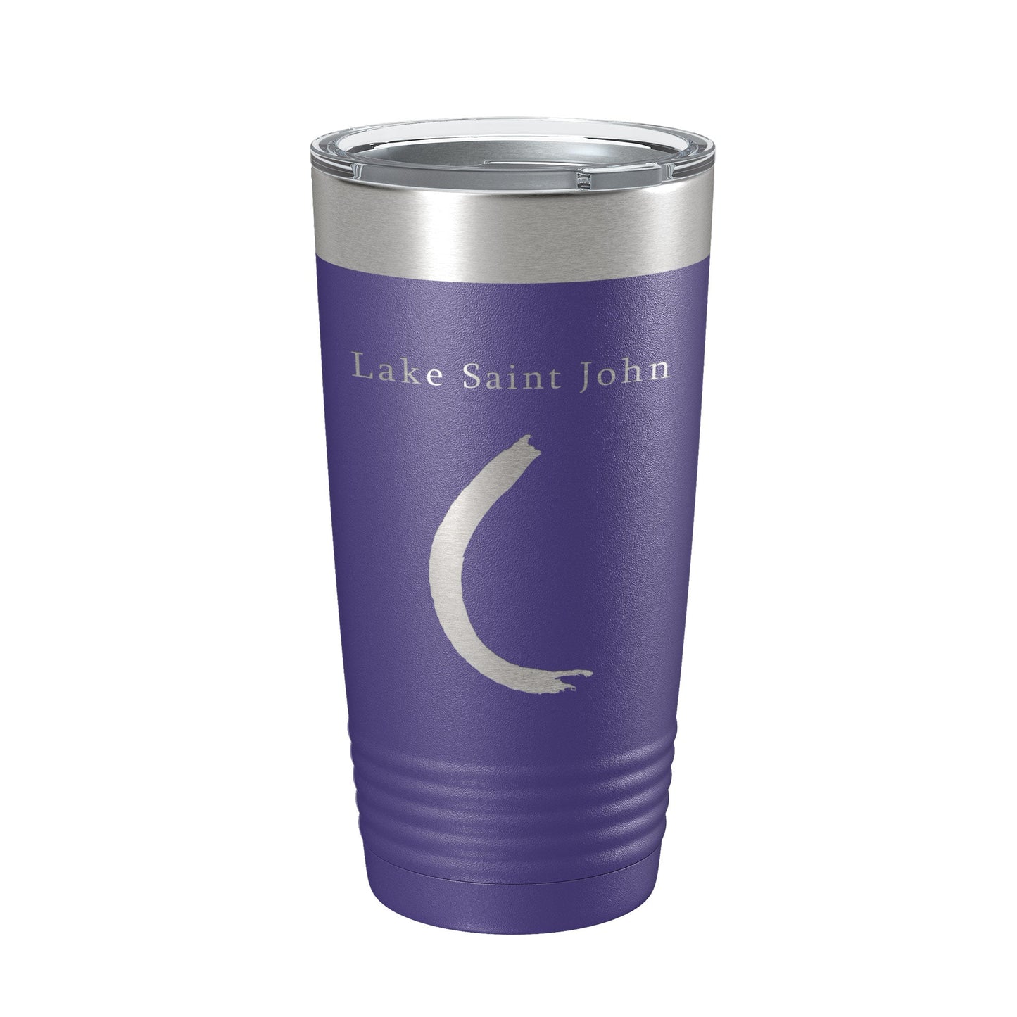 Lake Saint John Map Tumbler Travel Mug Insulated Laser Engraved Coffee Cup Louisiana Mississippi River 20 oz-15