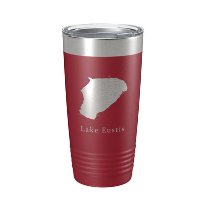 Lake Eustis Map Tumbler Travel Mug Insulated Laser Engraved Coffee Cup Florida 20 oz-18