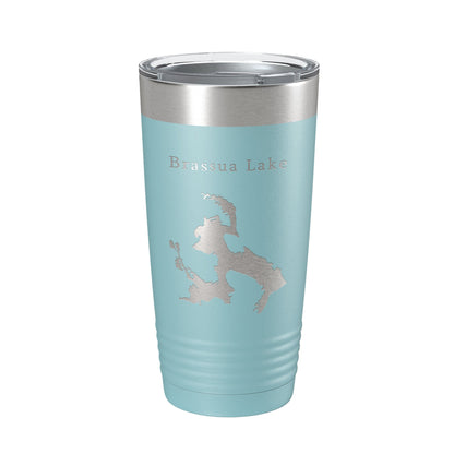 Brassua Lake Map Tumbler Travel Mug Insulated Laser Engraved Coffee Cup Maine Moose River 20 oz-13