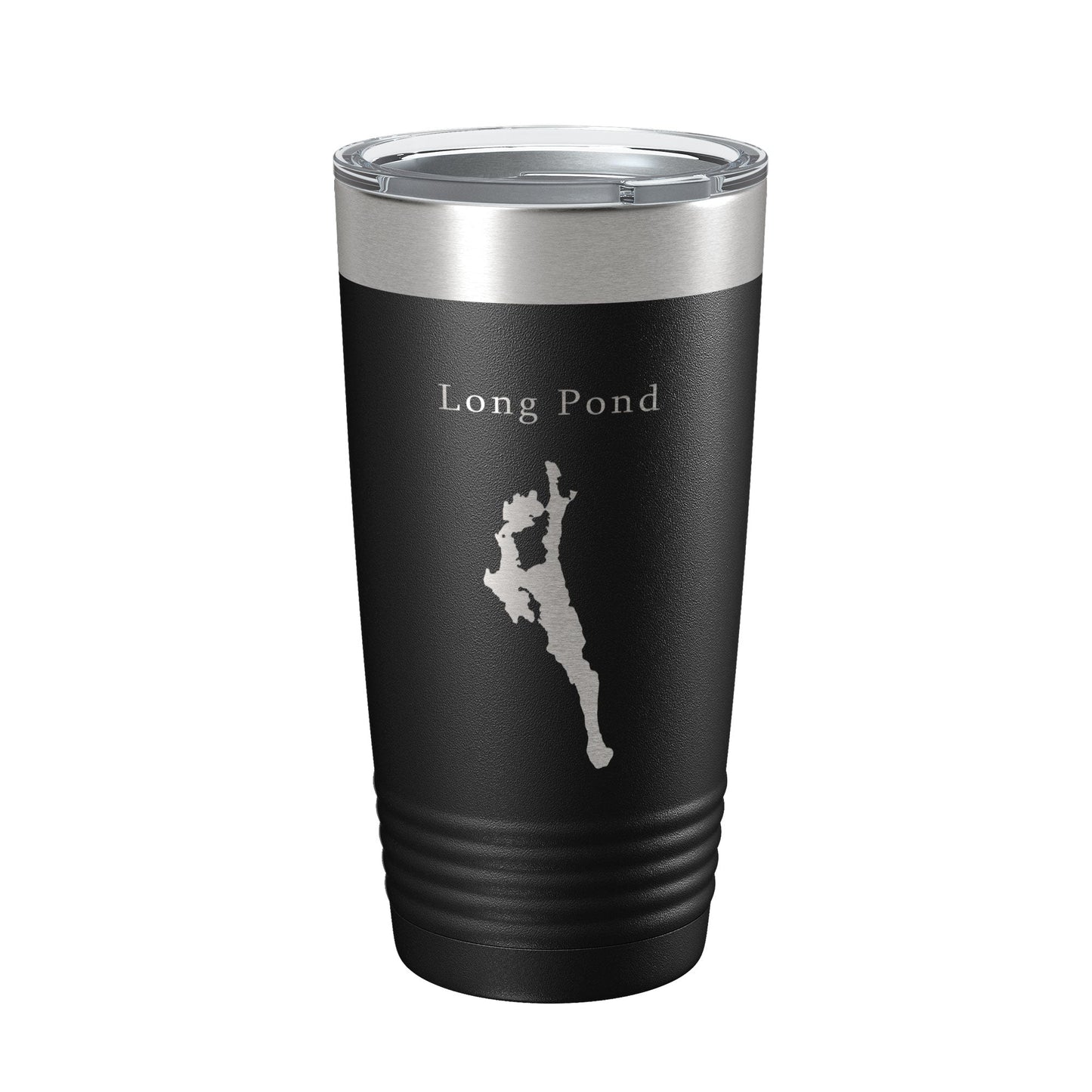 Long Pond Tumbler Lake Map Travel Mug Insulated Laser Engraved Coffee Cup Acadia Maine 20 oz-5