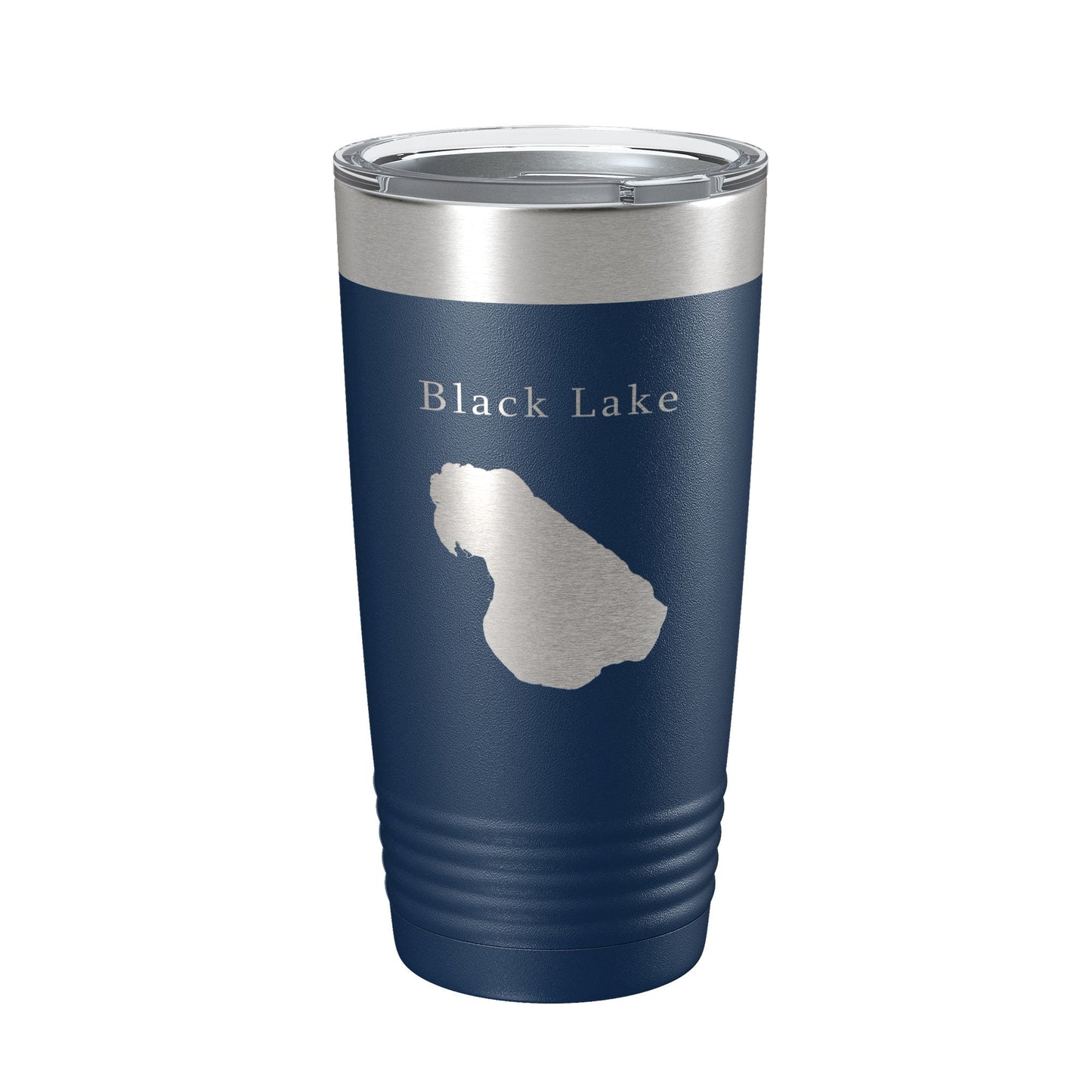 Black Lake Map Tumbler Travel Mug Insulated Laser Engraved Coffee Cup Michigan 20 oz-8