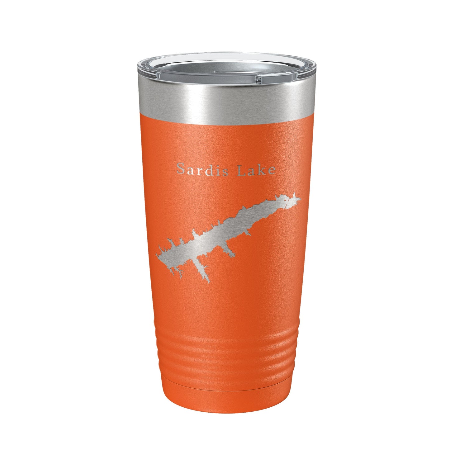 Sardis Lake Map Tumbler Travel Mug Insulated Laser Engraved Coffee Cup Mississippi 20 oz-17