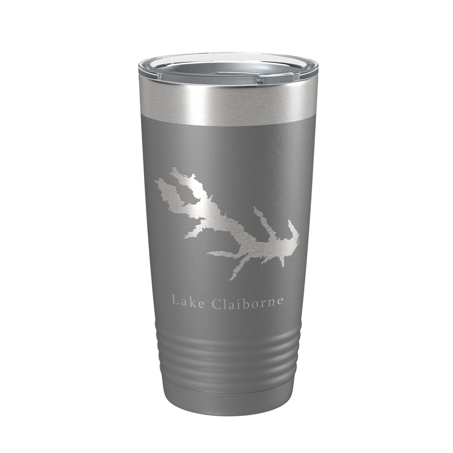 Lake Claiborne Map Tumbler Travel Mug Insulated Laser Engraved Coffee Cup Louisiana 20 oz-16