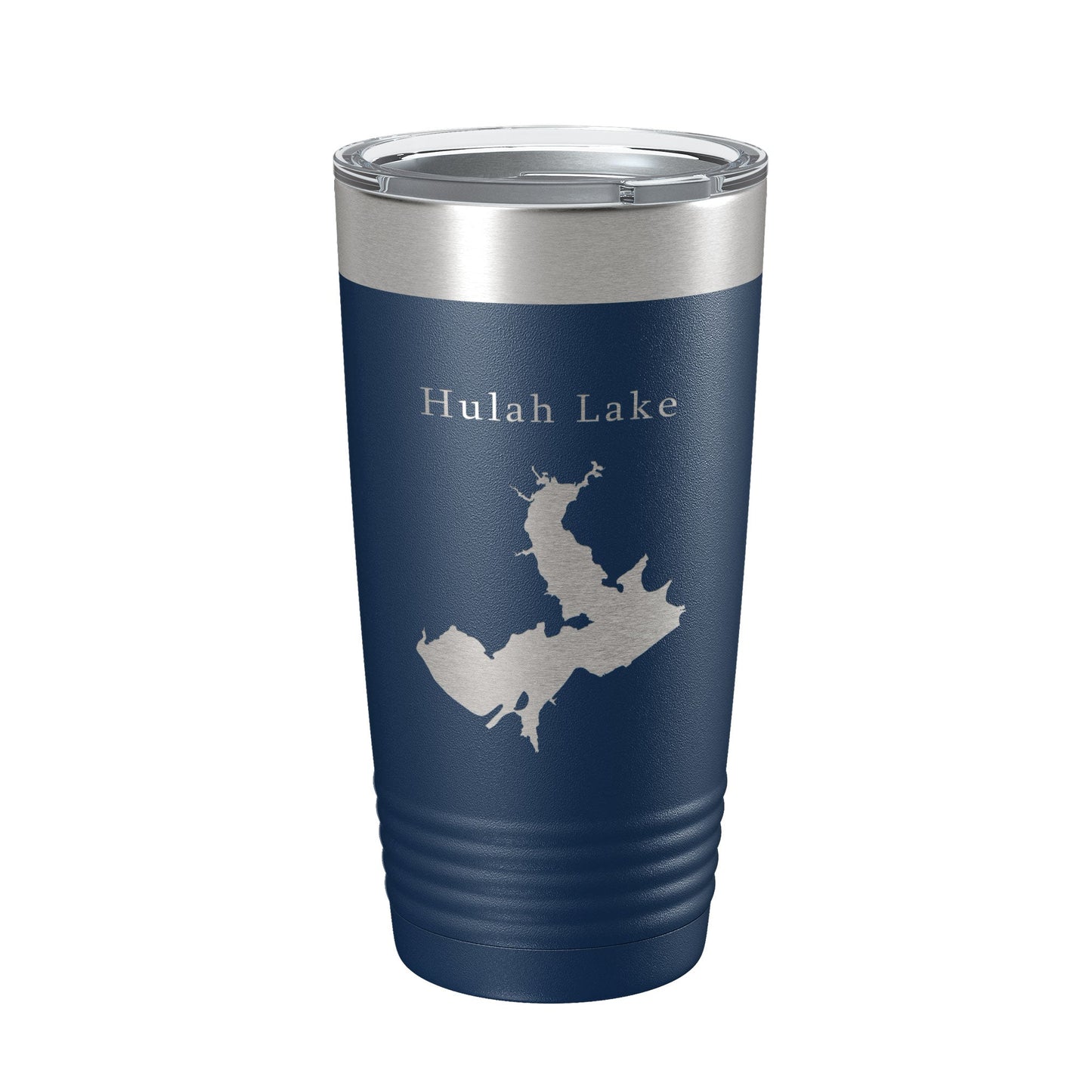 Hulah Lake Map Tumbler Travel Mug Insulated Laser Engraved Coffee Cup Oklahoma 20 oz-2