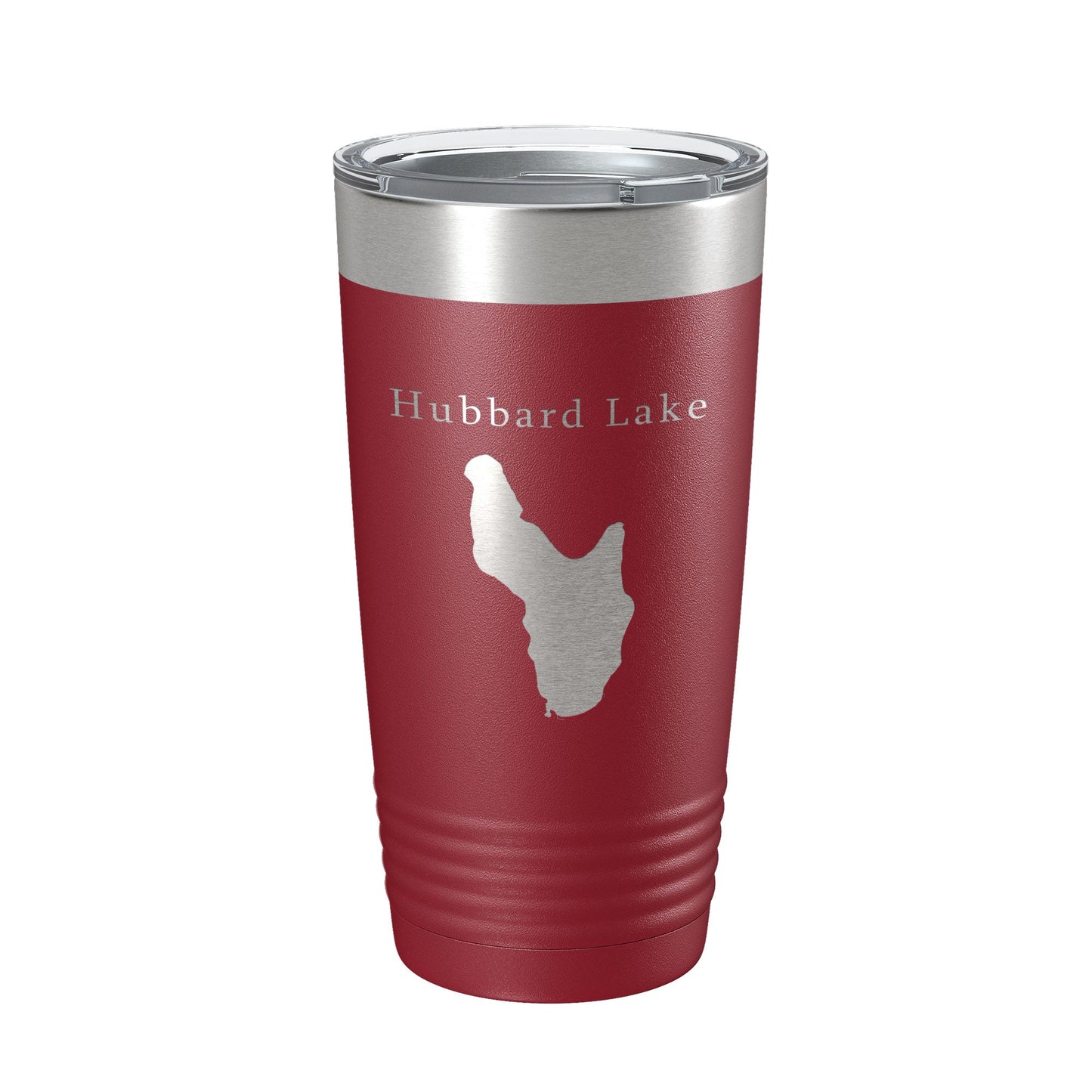 Hubbard Lake Map Tumbler Travel Mug Insulated Laser Engraved Coffee Cup Michigan 20 oz-18