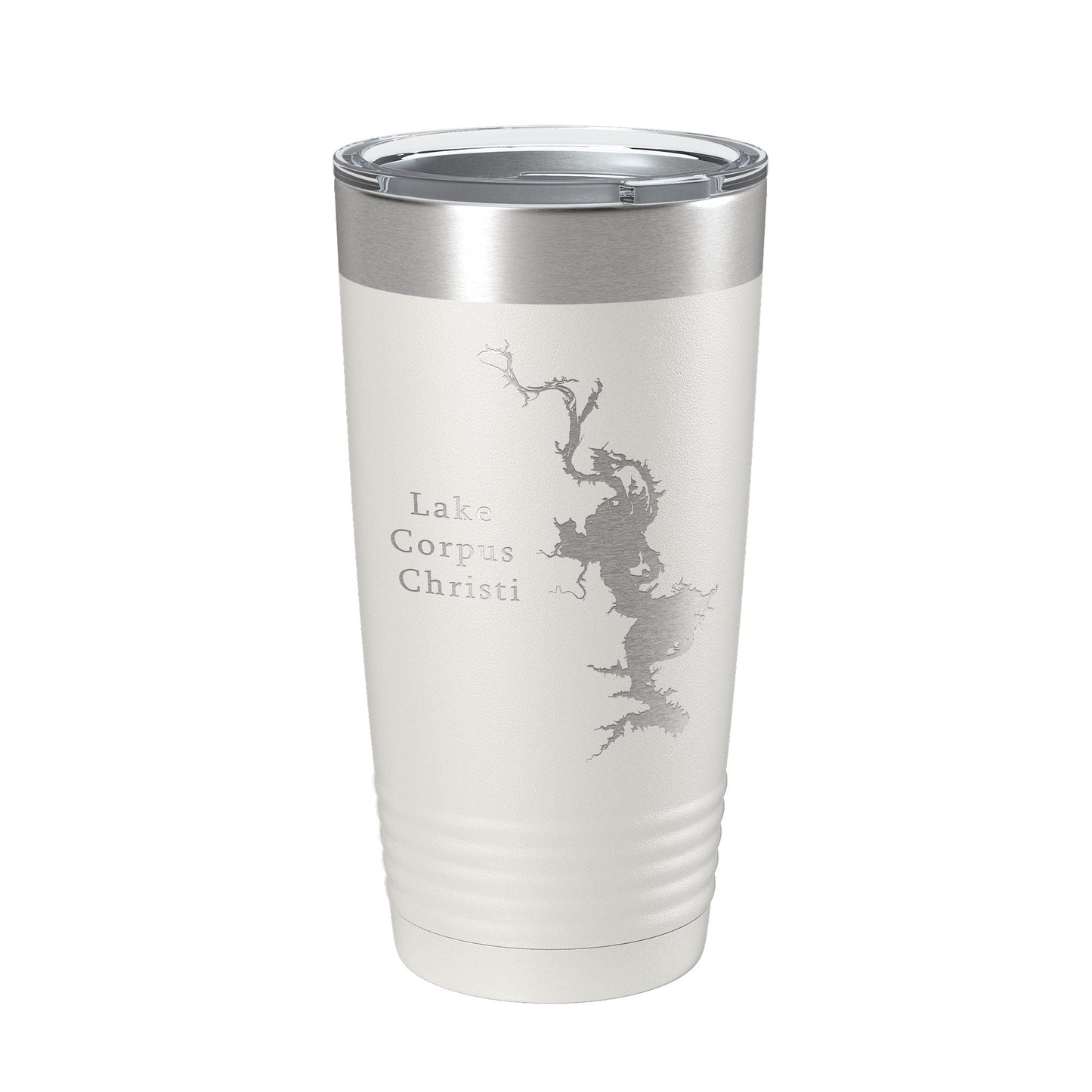 Lake Corpus Christi Map Tumbler Travel Mug Insulated Laser Engraved Coffee Cup Texas 20 oz-7