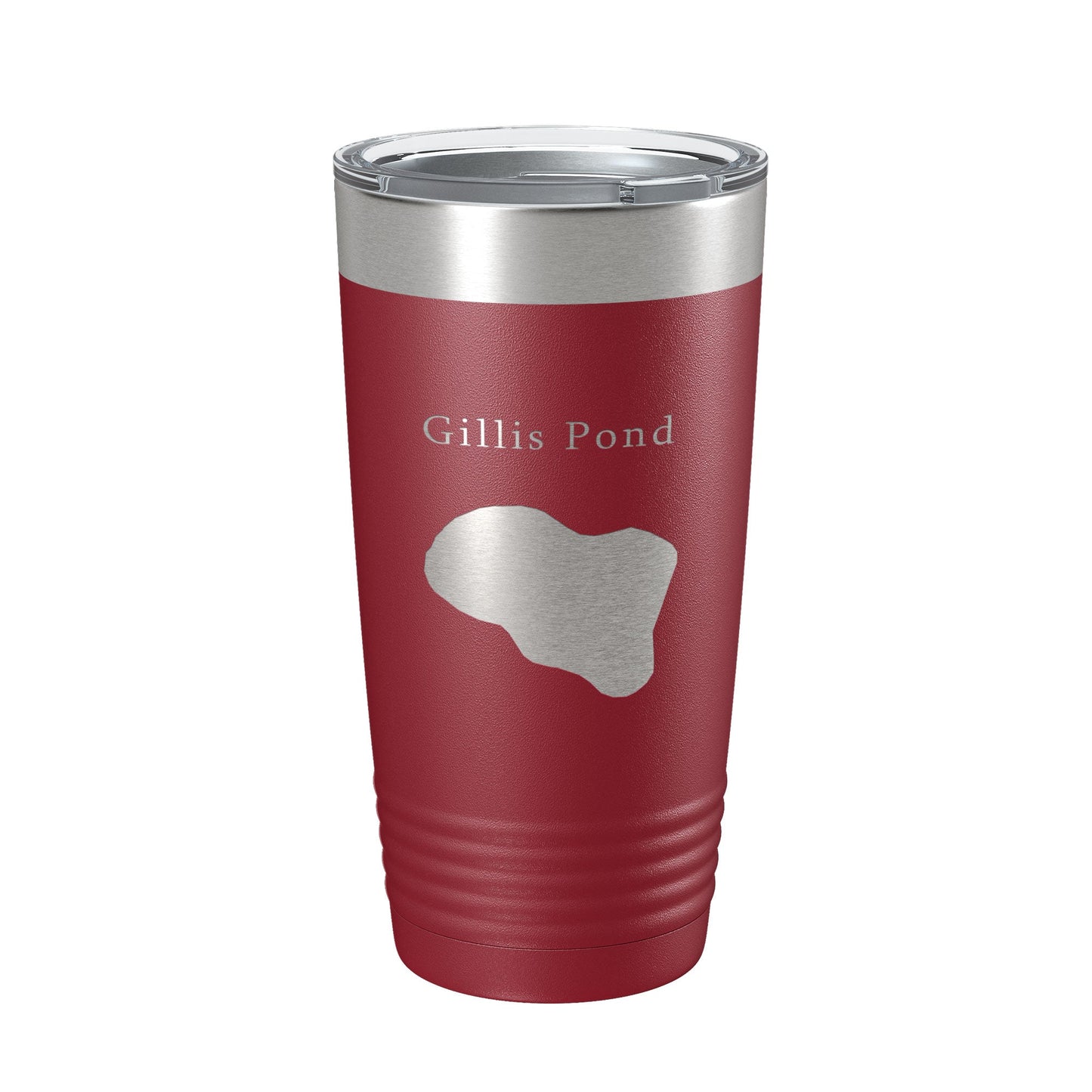 Gillis Pond Tumbler Lake Map Travel Mug Insulated Laser Engraved Coffee Cup Florida 20 oz-18