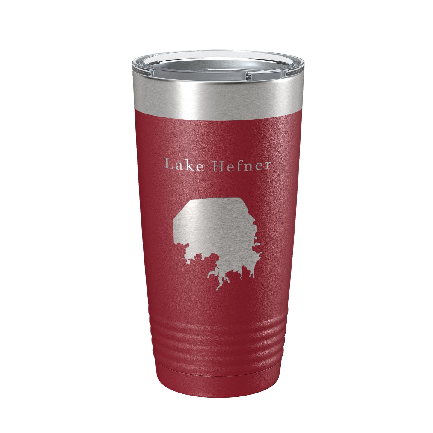 Lake Hefner Map Tumbler Travel Mug Insulated Laser Engraved Coffee Cup Oklahoma 20 oz-18