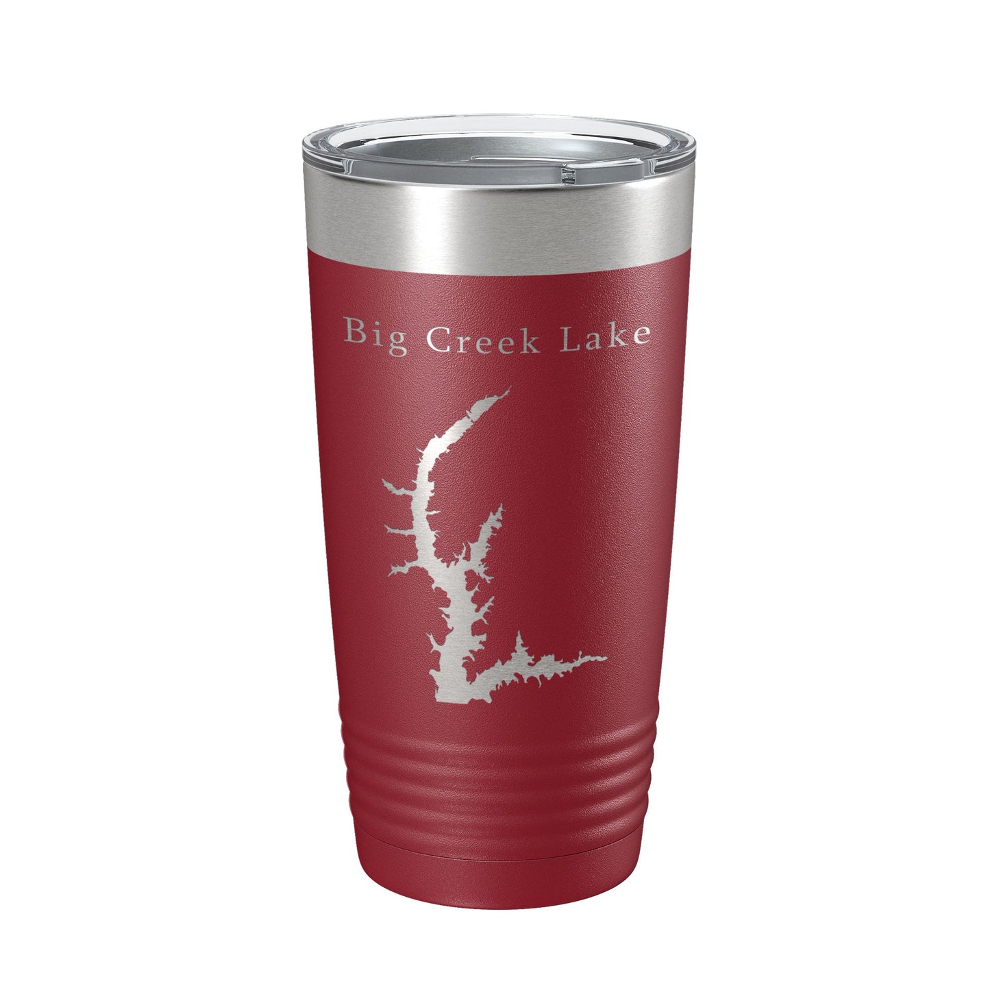 Big Creek Lake Map Tumbler Travel Mug Insulated Laser Engraved Coffee Cup Alabama 20 oz-18