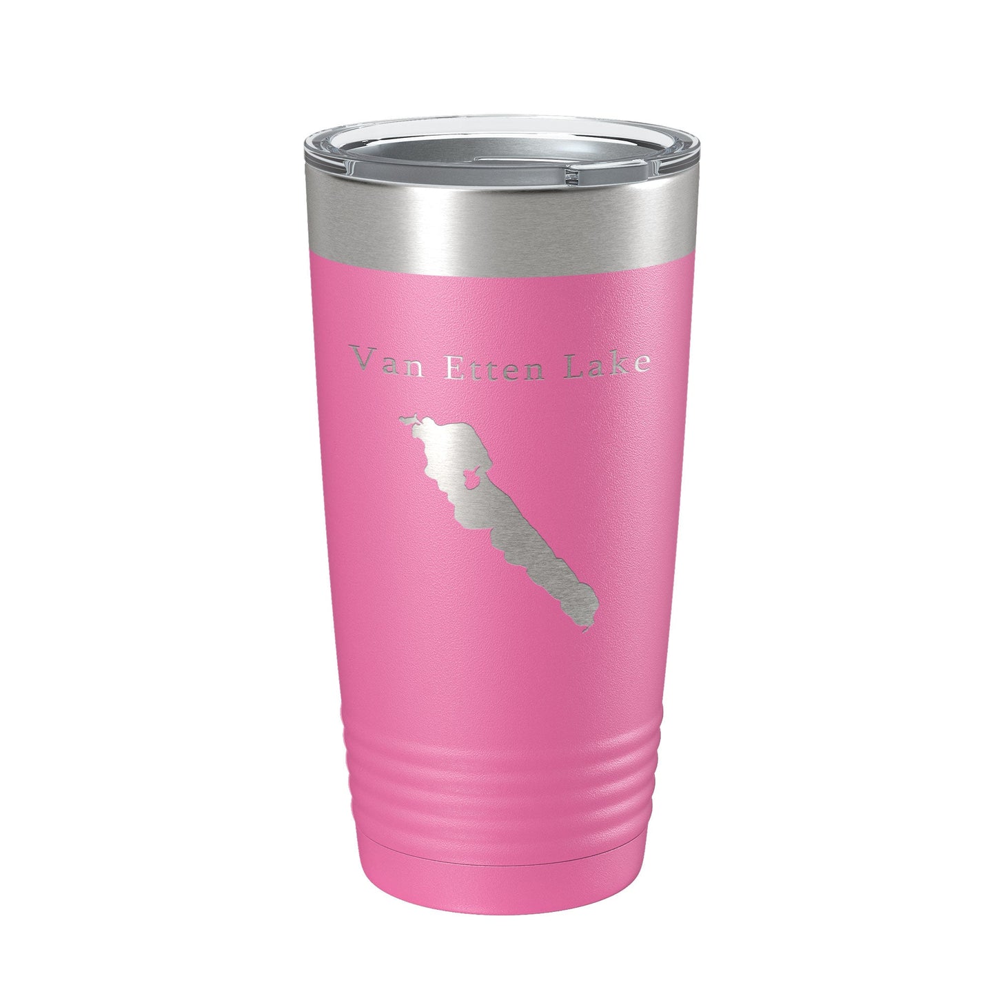 Van Etten Lake Map Tumbler Travel Mug Insulated Laser Engraved Coffee Cup Michigan 20 oz-11