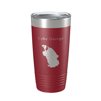 Lake George Map Tumbler Travel Mug Insulated Laser Engraved Coffee Cup Florida 20 oz-18