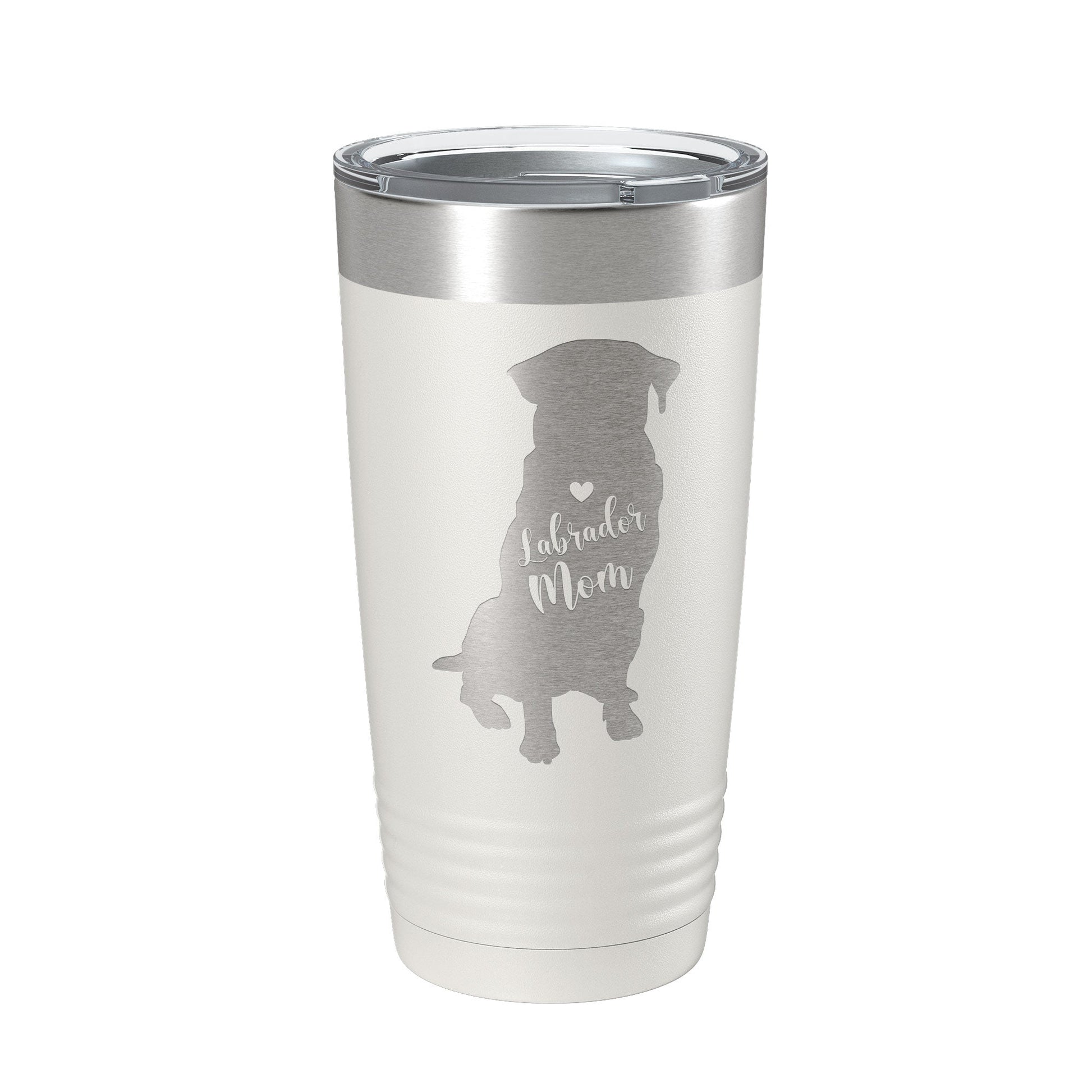 Labrador Retriever Lab Mom Tumbler Dog Travel Mug Gift Insulated Laser Engraved Coffee Cup 20 oz-1